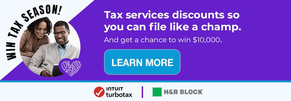 Win Tax Season! Tax services discounts so you can file like a champ!